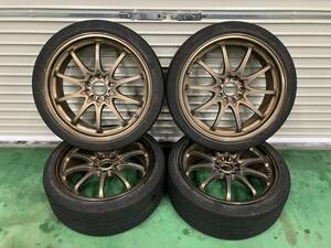 ST1223　RAYS　レイズ　ボルクレーシング　CE28　CE28N　19×8ｊ　＋43　ＰＣＤ114.3　5穴　鍛造　超軽量　180サイズ　売り切り