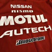 ★nismo ニスモ 日産 NISSAN ニッサン ブリヂストン 半袖Ｔシャツ レッド LLサイズ_画像8