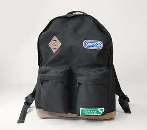 ★超美 BEDWIN × OUTDOOR ◆22AW Ex.DAY PACK “WAFFLE” バックパック 黒 リュックサック デイパック ベドウィン アウトドア ◆G125