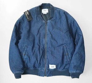 WTAPS ◆22AW デニム ジャケット インディゴ サイズ3 (中綿入り) ブルゾン ダブルタップス 1円～ ◆ZJ2