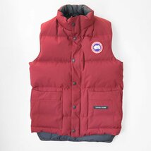 美品 CANADA GOOSE ◆ ダウンベスト ダークレッド XSサイズ ★国内正規品★ カナダグース ◆CQ18_画像1