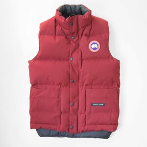 美品 CANADA GOOSE ◆ ダウンベスト ダークレッド XSサイズ ★国内正規品★ カナダグース ◆CQ18