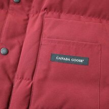 美品 CANADA GOOSE ◆ ダウンベスト ダークレッド XSサイズ ★国内正規品★ カナダグース ◆CQ18_画像5