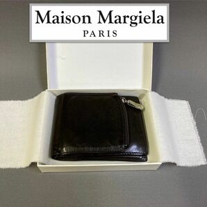 人気ブランド★ Maison Margiela 二つ折り財布 マルジェラ 財布 レザー