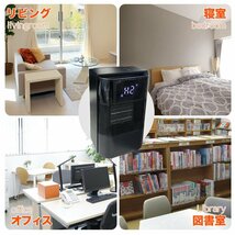 お得セール‐日本語取扱説明書付-【セラミックヒーター ヒーター】 小型 おしゃれ 足元 首振り 電気ストーブ 3段階切替 速暖 コンパクト_画像7