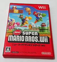 【Wiiソフト】New スーパーマリオブラザーズ Wii ※チラシ付き_画像1