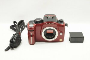 【適格請求書発行】Panasonic パナソニック LUMIX DMC-G1 ボディ ミラーレス一眼カメラ レッド【アルプスカメラ】231026k