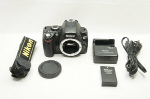 【適格請求書発行】Nikon ニコン D60 ボディ デジタル一眼レフカメラ【アルプスカメラ】231105c