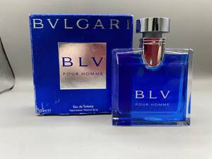 BVLGARI　BLV　ブルガリ　ブルー　POUR HOMME　プールオム　50ml　残量約8.5割　香水　オードトワレ　44