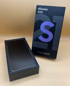 美品　Galaxy S21 5G SC-51B　docomo samsung android　ファントムバイオレット　利用制限○（docomo）　箱・付属品　270