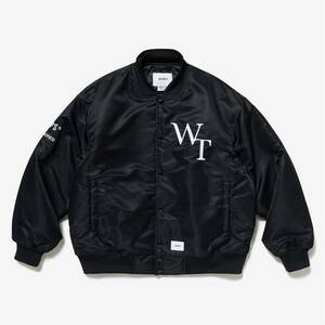 【XLサイズ】WTAPS TEAM JACKET NYLON. TWILL. LEAGUE ブラック 23AW XL ジャケット 未使用品　