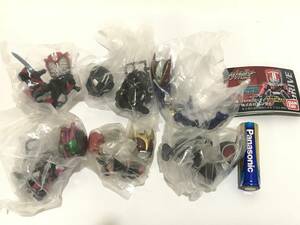 仮面ライダー　ガシャポンライダーアドバンス04　全6種　仮面ライダードライブ　ディケイド　NEW電王　クウガ　ファイズ