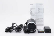 ★訳あり美品★ SONY ソニー HDR-CX470 ブラック 黒 BLACK Handycam ビデオカメラ バッテリー 充電器 取説 #e0120_画像1