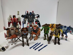 トランスフォーマー ビーストウォーズ 美品 DX ロボ 破損無し transformers 勇者 ゴリラ オプティマスプライム ラットル セット フィギュア