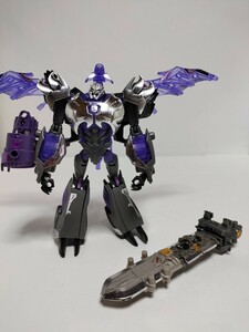 トランスフォーマー PRIME メガトロンダークネス　ダークマターカリバー 美品 DX ロボ 破損無し transformers 勇者 hasbro