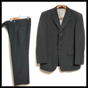 【美品】クロードモンタナ メンズ スーツ セットアップ 上下 ブラック M 冠婚葬祭 入学式 卒業式 ビジネス 