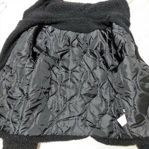 【美品】グレイル ボアジャケット ブルゾン アウター ジャンパー 黒 ブラック M レディースの画像9