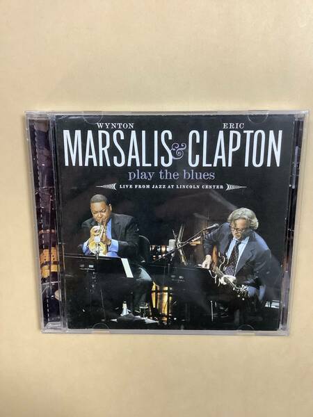 送料無料 WYNTON MARSALIS & ERIC CLAPTON「PLAY THE BLUES 〜 LIVE FROM JAZZ AT LINCOLN CENTER」ライヴ10曲 輸入盤