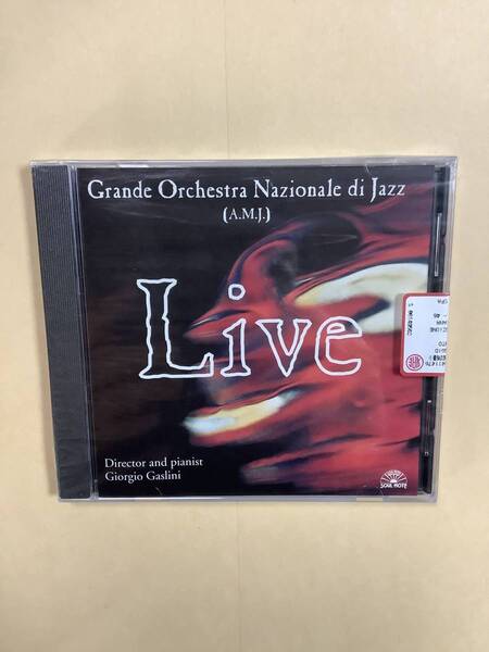 送料無料 GRANDE ORCHESTRA NAZIONALE DI JAZZ (A.M.J.)「LIVE」ライヴ11曲 輸入盤 新品未開封品