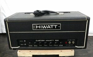 ◎【行董】MA302APH02 直接引き取り限定 出音確認OK HIWATT DR103 CUSTOM HIWATT 100 イギリス製 105/250 VOLTS 40/60 CYCLES 音響機器