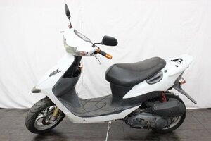 【行董】AC000BPM62 SUZUKI スズキ ZZ INCN UP SPORT バイク 原付 50cc 走行距離19297km 白 ホワイト エンジンオイル付き