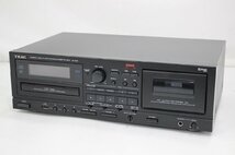 【行董】AZ140BPM39 TEAC ティアック AD-800 CDプレイヤー カセットデッキ 2011年製 オーディオ機器 音響機器_画像1