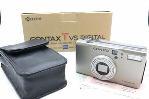 【行董】IC060ABH26 CONTAX コンタックス T VS DIGITAL 箱 ケース付属 コンパクトデジタルカメラ 現状品 動作未確認 ゆうパック