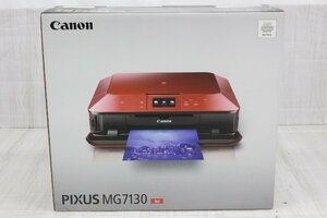 【行董】AF947ABC98 未使用 未開封 Canon キヤノン PIXUS ピクサス MG7130 Red 赤 インクジェットプリンター 複合機