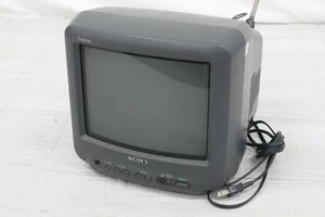 【行董】AC454ABC08 SONY ソニー KV-10DS1 TRINITRON COLOR TV 10型 ブラウン管テレビ 昭和レトロ 94年製 通電のみ確認 ※ゆうパック※