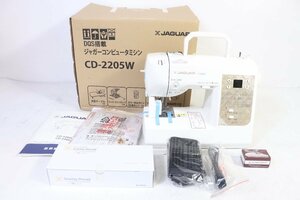 【ト足】CA911CTT1I 未使用 JAGUR ジャガー 家庭用ミシン CD-2205W 手芸 手工芸 ハンドクラフト