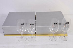 【ト足】CB000CTT95 TYROL CRYSTAL RIEDEL ライデル ワイングラス ペア グラス 食器 クリスタルガラス ワイン 2セット まとめ