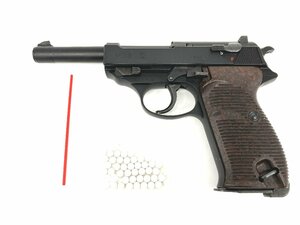 【ト萬】RD182RNX56 マルゼン ワルサー P38 ac41 ブラック ガスガン WALTHER ハンドガン ガスブローバック ガンミリタリー 18歳以上