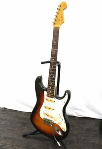 【行董】AS530ABH97 Fender フェンダー Stratocaster ストラトキャスター 日本製 ブラウン系 エレキギター 音出し確認OK 難あり弦楽器 音楽