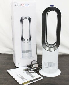 【行董】AF938ABC95 美品 dyson ダイソン hot+cool AM09 セラミックファンヒーター 扇風機 動作品 リモコン付き