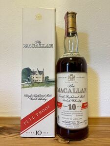 オールドボトル MACALLAN ザ・マッカラン 10年 カスクストレングス ジオヴィネッティ 750ml 57% 箱付 古酒 / 18年 25年 30年