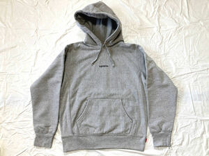 Supreme 18AW Trademark Hooded Sweatshirt Heather Gray Size S