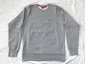 美品 Supreme 11AW Small Box Logo Crewneck Heather Gray Size S