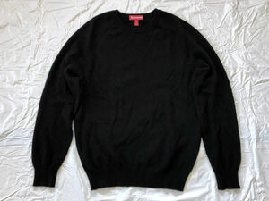 美品 Supreme Cashmere Sweater Black Size S