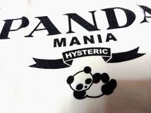 希少 名作 ヒステリックグラマー HYSTERIC GLAMOUR ロゴ PANDA MANIA Tシャツ サイズM おそらくオーガニック綿 正規品_画像5