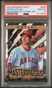 【PSA10】2022 Bowman's best 大谷翔平 atomic refractor アトミック カード ボウマン