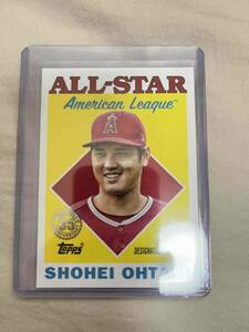 大谷翔平 2023 Topps Series2 1988 Topps All　Star Baseball#88AS-1　カード　オールスター