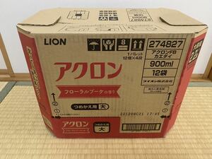 【送料込】ライオン　アクロン　フローラルブーケの香り　つめかえ用大　900ml12袋