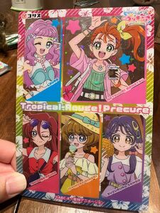 トロピカルージュプリキュア　キラキラミニ下敷きクリア