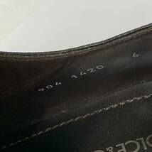 ドルチェアンドガッバーナ DOLCE&GABBANA シューズ レザー 黒 メンズ 靴 904 1420 6 革靴 現状品 カ4_画像3