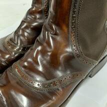 ドルチェアンドガッバーナ DOLCE&GABBANA シューズ レザー ブーツ メンズ 靴 1922 5849 6革靴 現状品 カ4_画像4