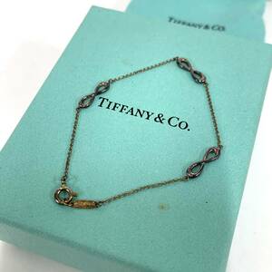 ティファニー TIFFANY ブレスレット シルバー 925箱保存袋現状品 全長約17cm カ15