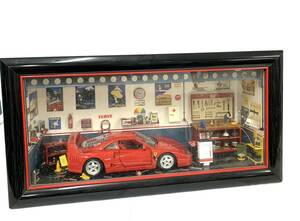 【直接引取可】 ミニカー フェラーリF40 1987 3332 ferrets mini model 現状品 FERRARI カ4