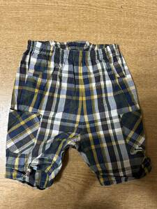  Familia check short pants 80 familiar