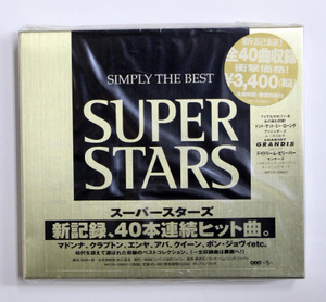 未開封 オムニバス 【SIMPLY THE BEST SUPER STARS】マドンナ ABBA ジャクソン5 エンヤ クイーン フィル・コリンズ ボンジョヴィ