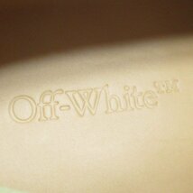 OFF-WHITE オフホワイト カジュアルシューズ レースアップシューズ ベージュ系 レザー 中古 メンズ_画像7